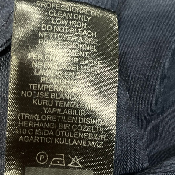 Tibi New York Navy Elegant Boho flowy maxi dress sz 0 - Picture 7 of 8